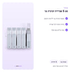 סט 5 פצירות ציפורניים מזכוכית ננו בנרתיקים – יתרונות ומפרט