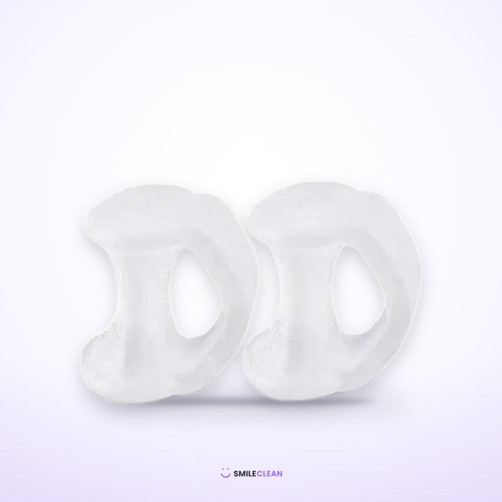 מפרידי אצבעות מסיליקון שקופים – SmileClean