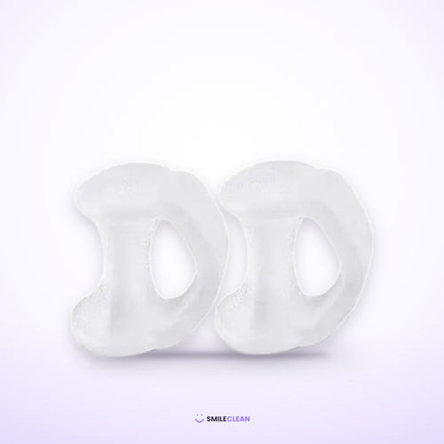 מפרידי אצבעות מסיליקון שקופים – SmileClean